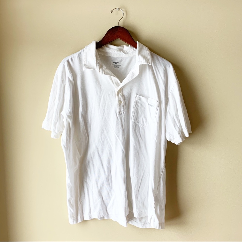White Patagonia Men’s Polo